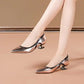 Low-Heel Pointed Toe All-Match Pumps - Snapitonline