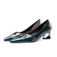 Low-Heel Pointed Toe All-Match Pumps - Snapitonline