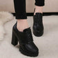 Women's Platform With Thick Heels And High Heels - Snapitonline