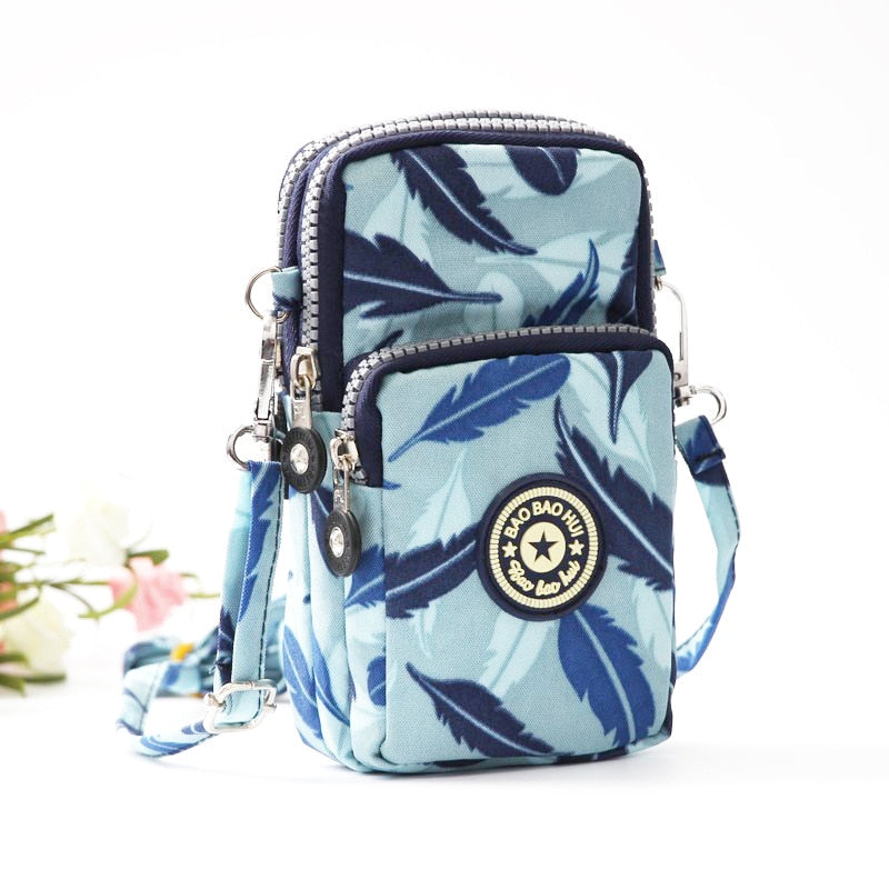 Small Shoulder Bags Nylon Women Mobile Phone Bags Mini Female Messenger Purse Lady Wallet New 2022 CrossBody Bag Sports Wallet - Snapitonline