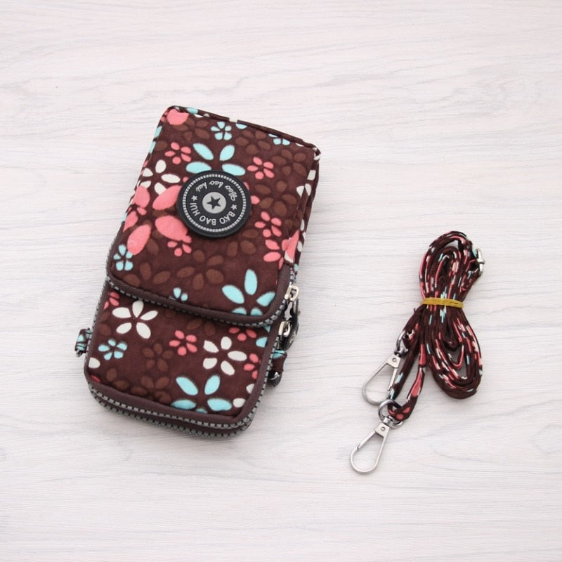 Small Shoulder Bags Nylon Women Mobile Phone Bags Mini Female Messenger Purse Lady Wallet New 2022 CrossBody Bag Sports Wallet - Snapitonline