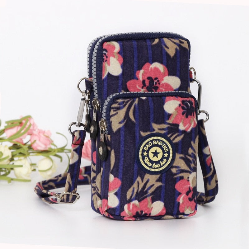 Small Shoulder Bags Nylon Women Mobile Phone Bags Mini Female Messenger Purse Lady Wallet New 2022 CrossBody Bag Sports Wallet - Snapitonline