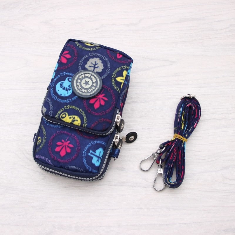 Small Shoulder Bags Nylon Women Mobile Phone Bags Mini Female Messenger Purse Lady Wallet New 2022 CrossBody Bag Sports Wallet - Snapitonline