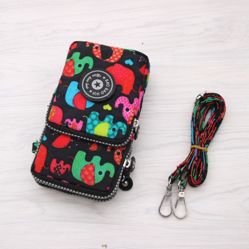 Small Shoulder Bags Nylon Women Mobile Phone Bags Mini Female Messenger Purse Lady Wallet New 2022 CrossBody Bag Sports Wallet - Snapitonline