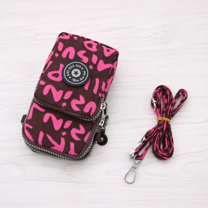 Small Shoulder Bags Nylon Women Mobile Phone Bags Mini Female Messenger Purse Lady Wallet New 2022 CrossBody Bag Sports Wallet - Snapitonline