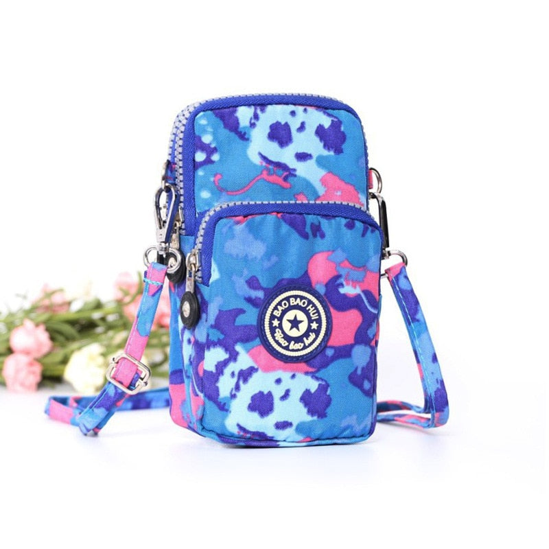 Small Shoulder Bags Nylon Women Mobile Phone Bags Mini Female Messenger Purse Lady Wallet New 2022 CrossBody Bag Sports Wallet - Snapitonline