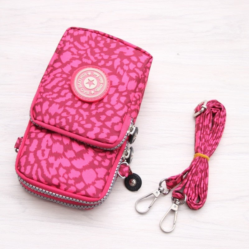 Small Shoulder Bags Nylon Women Mobile Phone Bags Mini Female Messenger Purse Lady Wallet New 2022 CrossBody Bag Sports Wallet - Snapitonline