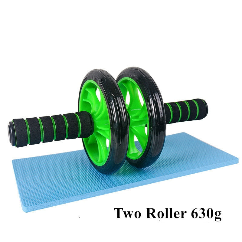 AB Wheel Roller Abdominal Exercise Home Fitness Equipment Abdominal Two And Three-Ab Roller Abdomen Thin Belly Mute Snapitonline