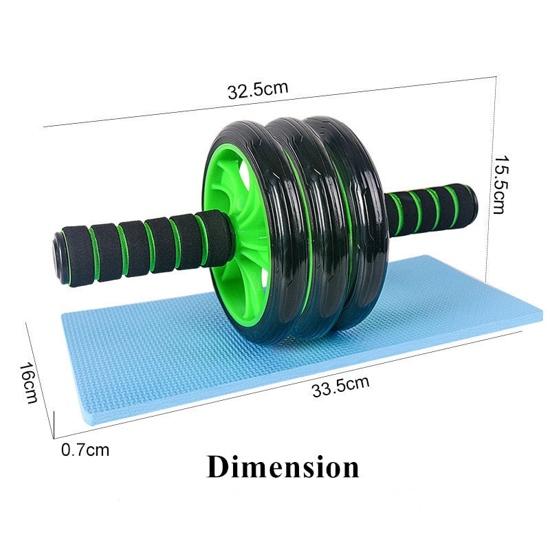 AB Wheel Roller Abdominal Exercise Home Fitness Equipment Abdominal Two And Three-Ab Roller Abdomen Thin Belly Mute Snapitonline