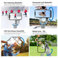 AXNEN HQ3 3-Axis Foldable Smartphone Handheld Gimbal Cellphone Video Record Vlog Stabilizer for iPhone 13 Xiaomi Huawei Samsung Snapitonline