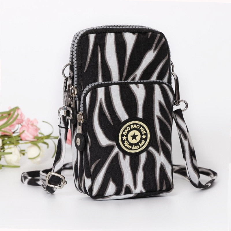 Small Shoulder Bags Nylon Women Mobile Phone Bags Mini Female Messenger Purse Lady Wallet New 2022 CrossBody Bag Sports Wallet - Snapitonline