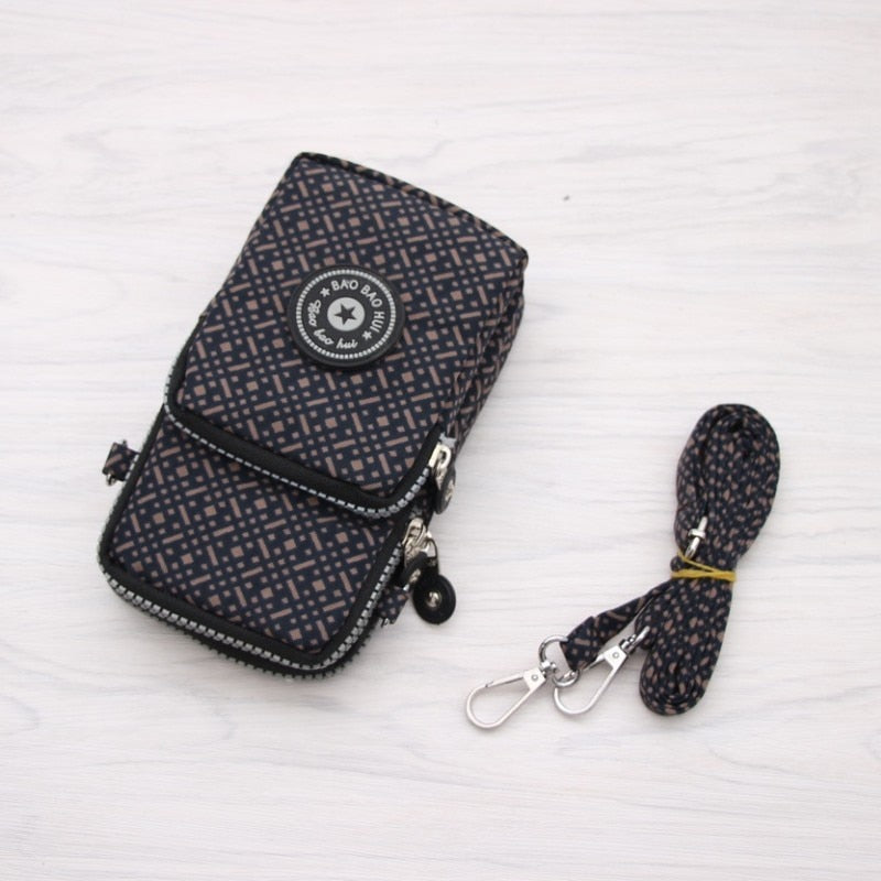 Small Shoulder Bags Nylon Women Mobile Phone Bags Mini Female Messenger Purse Lady Wallet New 2022 CrossBody Bag Sports Wallet - Snapitonline