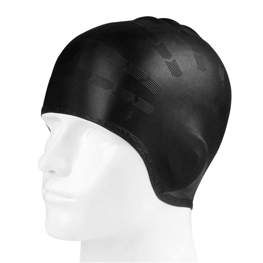 Adults High Elastic Swimming Caps Men Women Waterproof Swimming Pool Cap Protect Ears Long Hair Large Silicone Diving Hat Snapitonline
