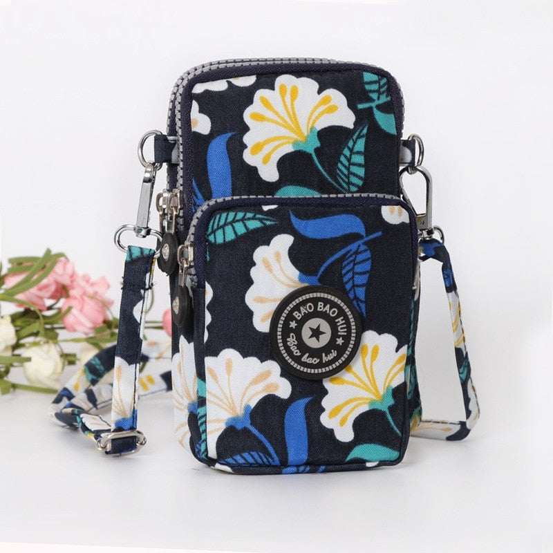 Small Shoulder Bags Nylon Women Mobile Phone Bags Mini Female Messenger Purse Lady Wallet New 2022 CrossBody Bag Sports Wallet - Snapitonline