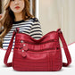 Annmouler Fashion Women Bag Pu Soft Leather Shoulder Bag Multi-layer Crossbody Bag Quality Small Bag Brand Red Handbag Purse Snapitonline
