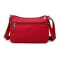 Annmouler Fashion Women Bag Pu Soft Leather Shoulder Bag Multi-layer Crossbody Bag Quality Small Bag Brand Red Handbag Purses Snapitonline