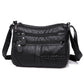 Annmouler Fashion Women Bag Pu Soft Leather Shoulder Bag Multi-layer Crossbody Bag Quality Small Bag Brand Red Handbag Purses Snapitonline