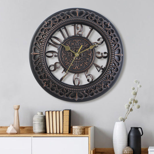Antique Round Wall Clock Snapitonline