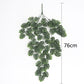Artificial Plant Vines Wall Hanging Rattan Leaves Branches Outdoor Garden Home Decoration Plastic Fake Silk Leaf Green Plant Ivy Snapitonline