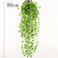 Artificial Plant Vines Wall Hanging Rattan Leaves Branches Outdoor Garden Home Decoration Plastic Fake Silk Leaf Green Plant Ivy Snapitonline