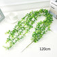 Artificial Plant Vines Wall Hanging Rattan Leaves Branches Outdoor Garden Home Decoration Plastic Fake Silk Leaf Green Plant Ivy Snapitonline