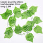 Artificial Plant Vines Wall Hanging Rattan Leaves Branches Outdoor Garden Home Decoration Plastic Fake Silk Leaf Green Plant Ivy Snapitonline