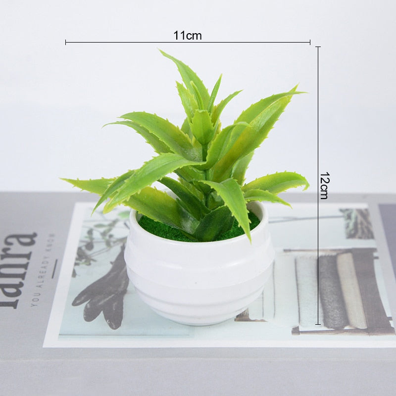 Artificial Plants Bonsai Small Tree Pot Fake Plant Flowers Potted Ornaments For Home Room Table Decoration Hotel Garden Decor Snapitonline
