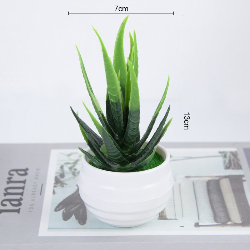Artificial Plants Bonsai Small Tree Pot Fake Plant Flowers Potted Ornaments For Home Room Table Decoration Hotel Garden Decor Snapitonline