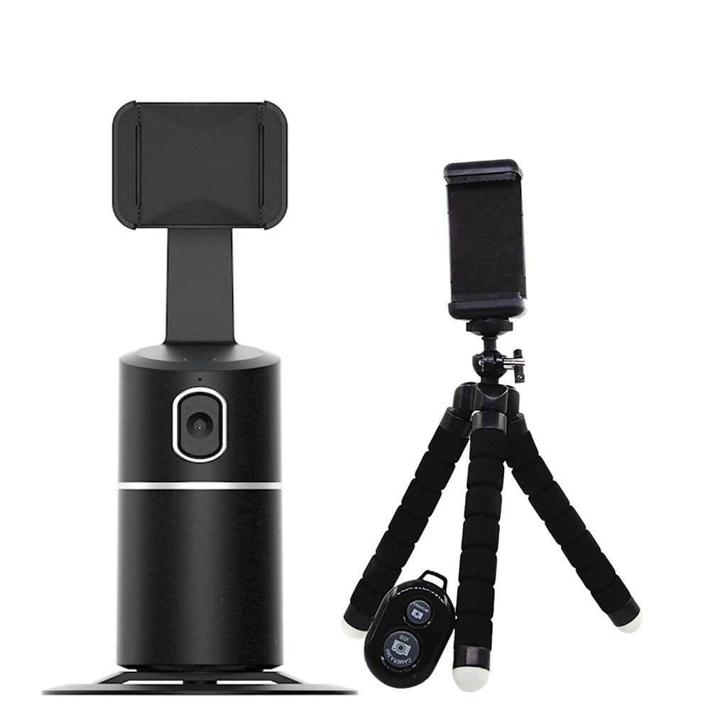 Auto Face Tracking Gimbal Stabilizer Phone Tripod Accessories 360 Rotation Live Smart AI Follow-Up Photo Vlog Video Recorder Snapitonline