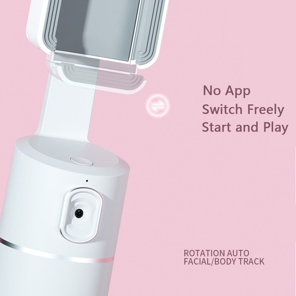 Auto Face Tracking Gimbal Stabilizer Phone Tripod Accessories 360 Rotation Live Smart AI Follow-Up Photo Vlog Video Recorder Snapitonline