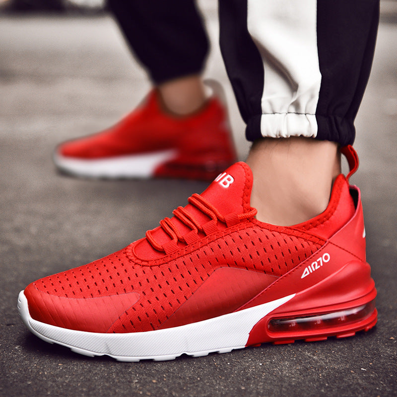 Badminton Sneakers Plus Size Men's Shoes Air Cushion Shoes Shock-absorbing Mesh Breathable Casual Running Shoes Snapitonline