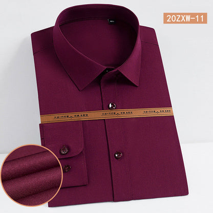 Bamboo Fiber Men's Long Sleeve Shirt Snapitonline