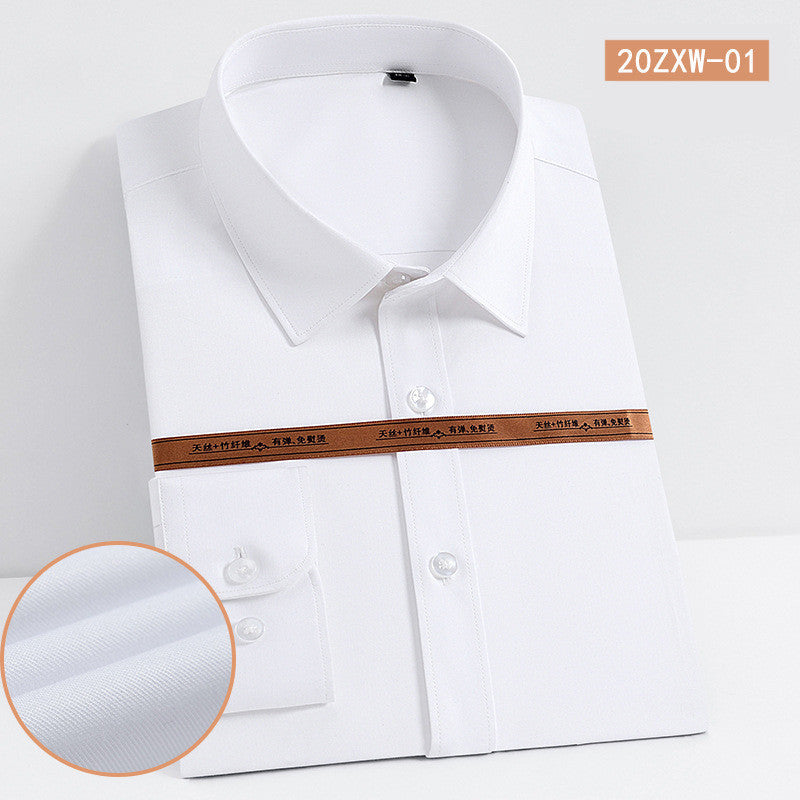 Bamboo Fiber Men's Long Sleeve Shirt Snapitonline