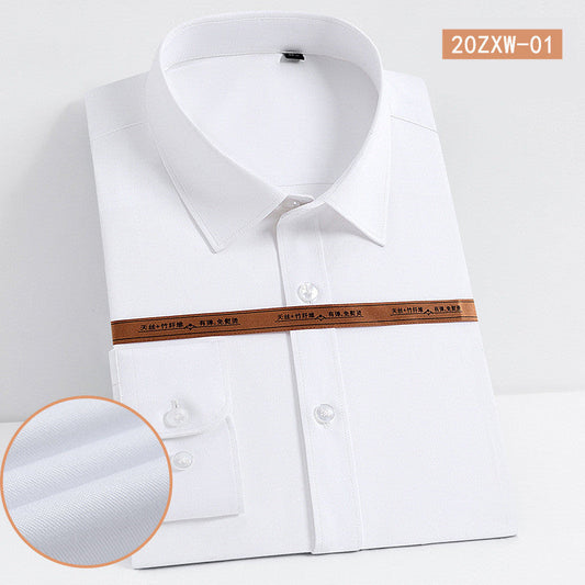 Bamboo Fiber Men's Long Sleeve Shirt Snapitonline