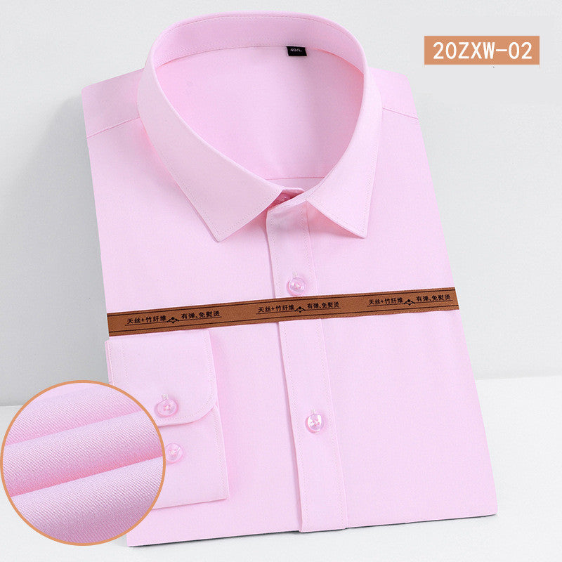 Bamboo Fiber Men's Long Sleeve Shirt Snapitonline