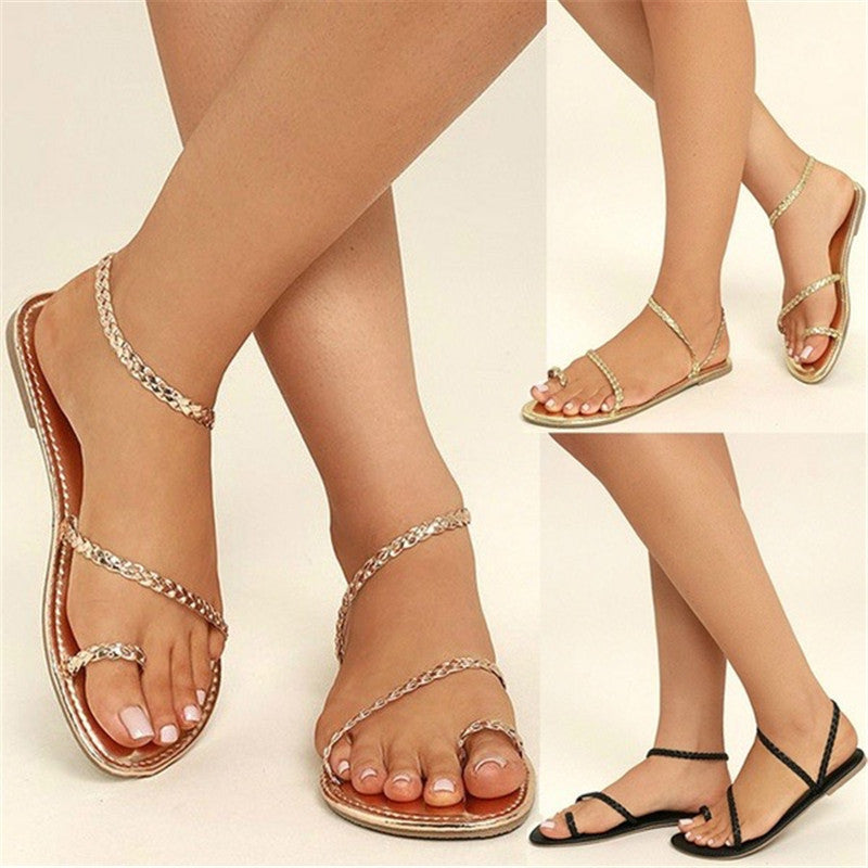 Beach flat sandals Snapitonline