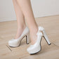 Bow high heels Snapitonline