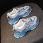 Breathable Platform Gradient Sneakers Snapitonline