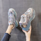 Breathable Platform Gradient Sneakers Snapitonline