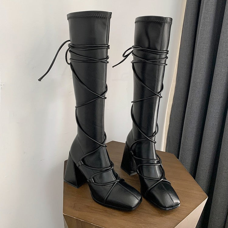 But Knee Boots Thick High Heel Boots Snapitonline