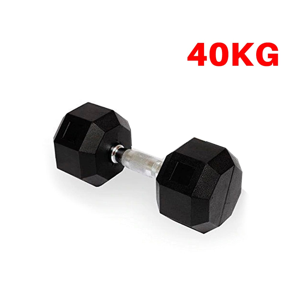 CANNON set hexagonal rubber gym weights 1 to 20 Kg men and women fitness training dumbbells Snapitonline