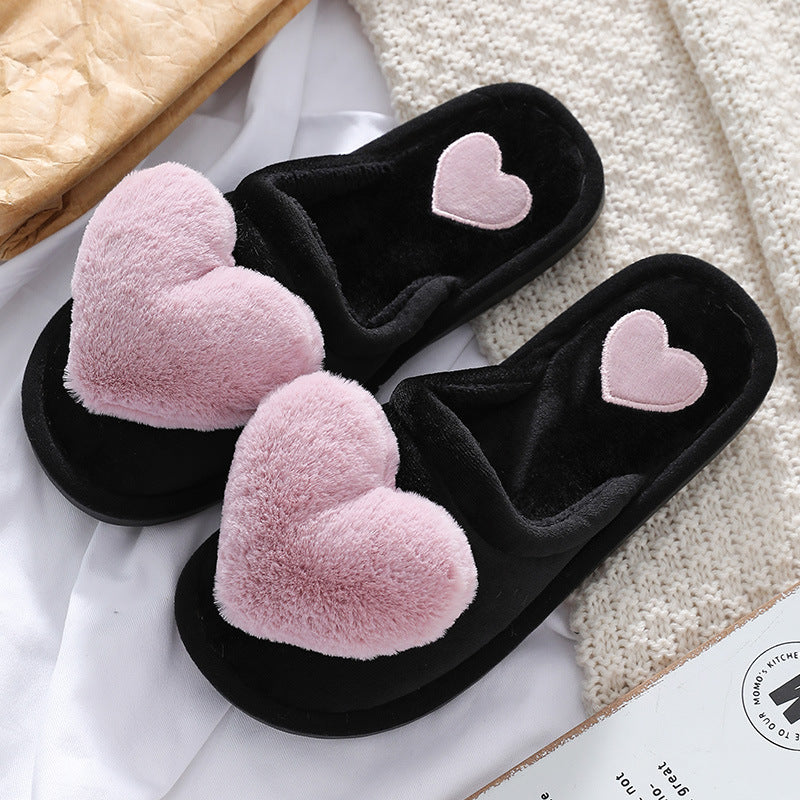 Cartoon love slippery home slippers Snapitonline