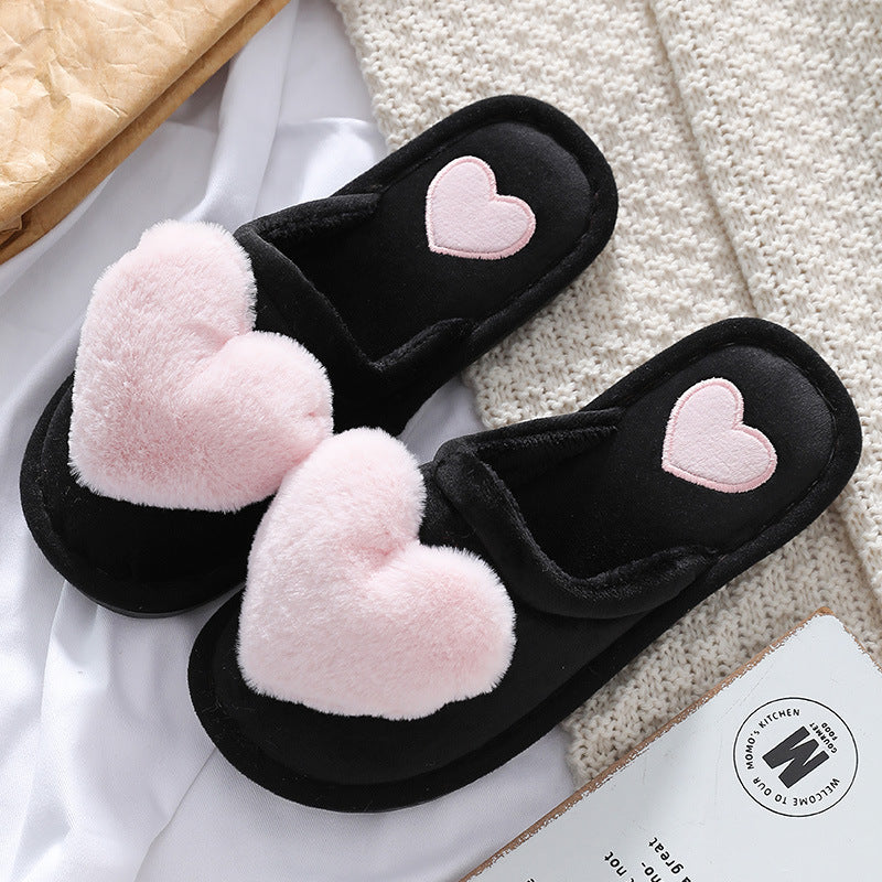 Cartoon love slippery home slippers Snapitonline