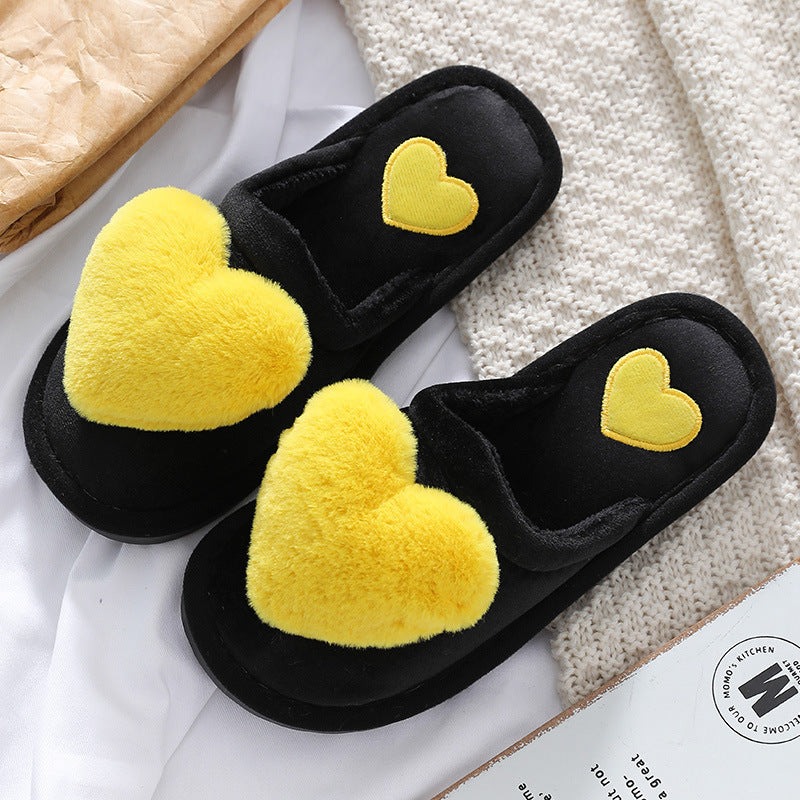 Cartoon love slippery home slippers Snapitonline