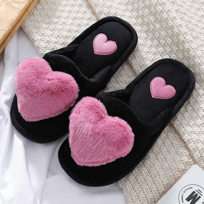 Cartoon love slippery home slippers Snapitonline