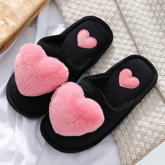 Cartoon love slippery home slippers Snapitonline