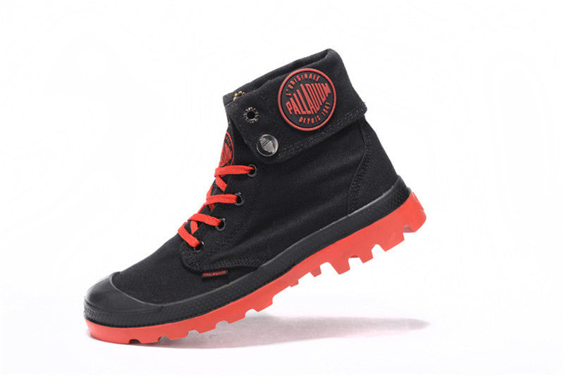 Casual High-top Canvas Shoes Couple Outdoor Combat Martin Boots Snapitonline