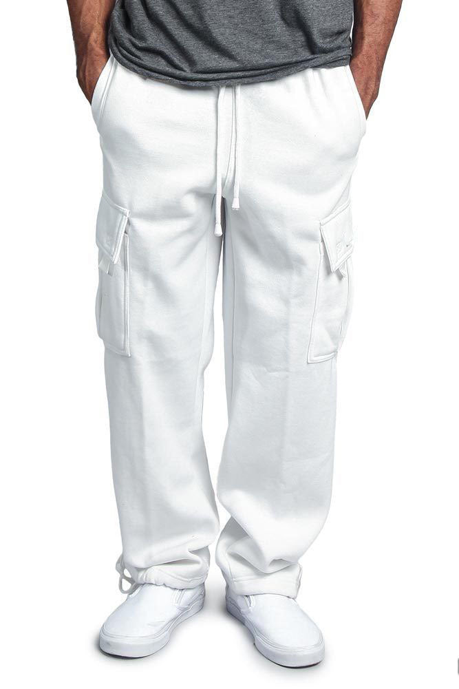 Casual multi-pocket loose straight-leg overalls Snapitonline