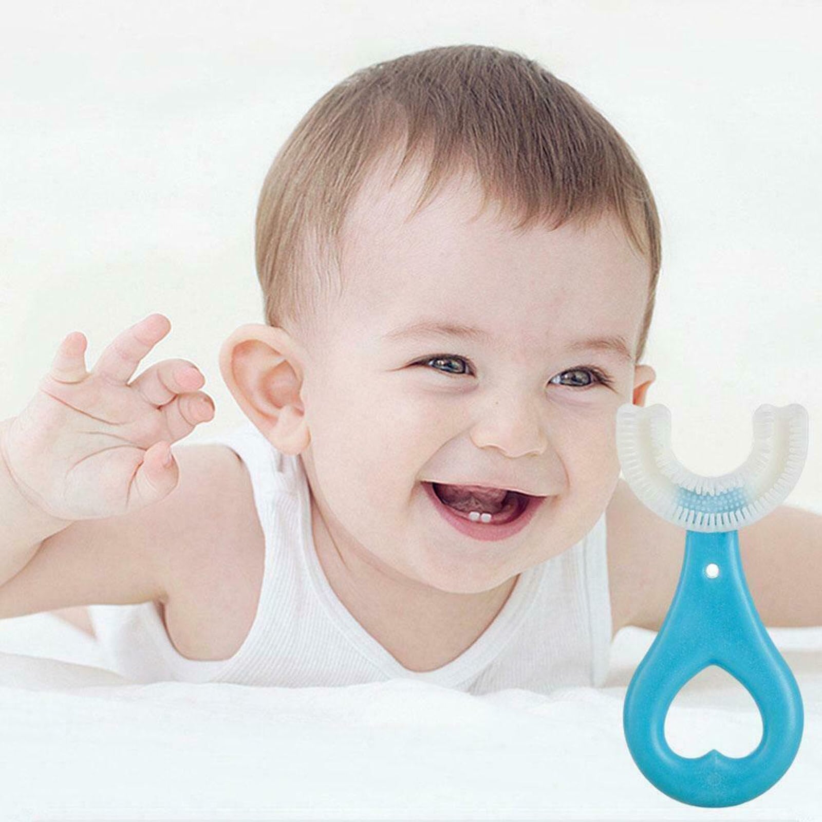 Children U-Shape Toothbrush Snapitonline
