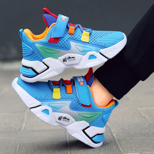 Children's Flying Knit Sneakers, Boys' Casual Sneakers Snapitonline